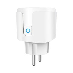 WIFI Smart Plug, 16A Smart Plug yhteensopiva Androidin ja iOS:n kanssa Alexa (Echo ja Echo Dot), Siri, SmartThings, Google Home, energianvalvonta, ajastintoiminto (1 pakkaus) hinta ja tiedot | Kytkimet ja pistorasiat | hobbyhall.fi