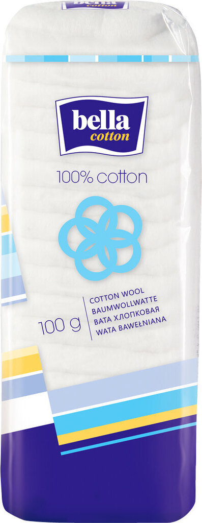 BELLA COTTON puuvilla sitomiseen 100g hinta ja tiedot | Kosteuspyyhkeet, vanulaput ja vanupuikot | hobbyhall.fi