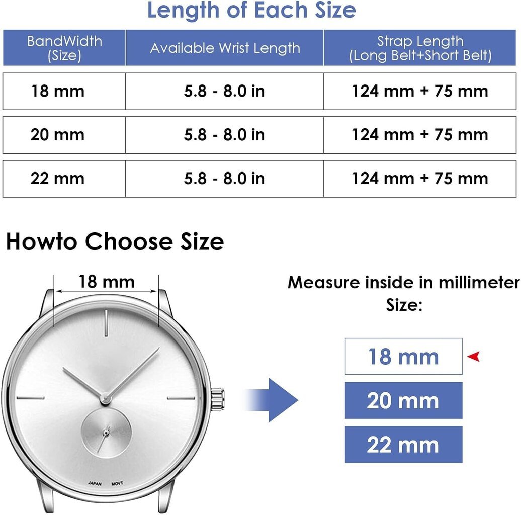 Silikonihihna, vedenpitävä kuminen vaihtohihna, älykellon rannekoru hihnalla 18 mm-musta hinta ja tiedot | Älylaitteiden lisätarvikkeet | hobbyhall.fi