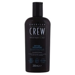 Puhdistava hiusshampoo American Crew Detox Shampoo 250ml hinta ja tiedot | Shampoot | hobbyhall.fi