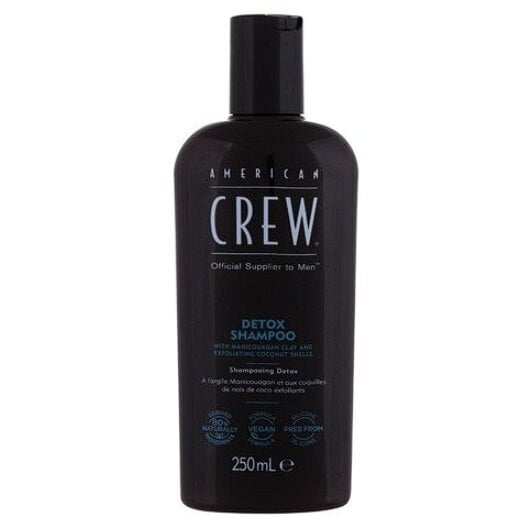 Puhdistava hiusshampoo American Crew Detox Shampoo 250ml hinta ja tiedot | Shampoot | hobbyhall.fi