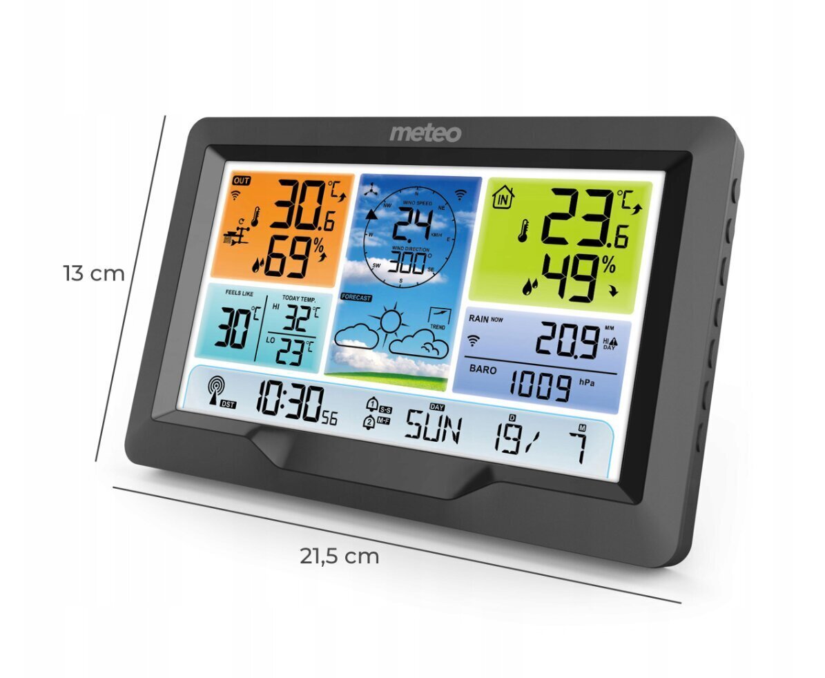 Meteorologinen asema Meteo hinta ja tiedot | Sääasemat, lämpö- ja kosteusmittarit | hobbyhall.fi