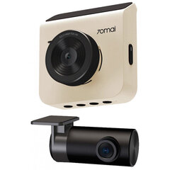 autokamera: 70mai DVR A400 + takakamera RC09, valkoinen hinta ja tiedot | Autokamerat | hobbyhall.fi