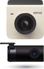 autokamera: 70mai DVR A400 + takakamera RC09, valkoinen hinta ja tiedot | Xiaomi Autotuotteet | hobbyhall.fi