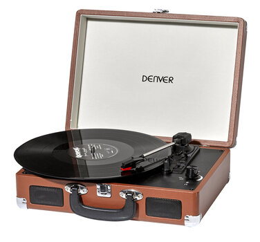 Denver VPL-120 Brown hinta ja tiedot | Vinyylilevysoittimet ja gramofonit | hobbyhall.fi