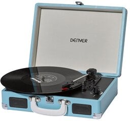 Denver VPL-120 Blue hinta ja tiedot | Vinyylilevysoittimet ja gramofonit | hobbyhall.fi