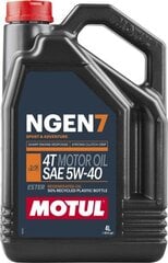 Moottoripyörien öljy Motul NGEN 7 5W40, 4L hinta ja tiedot | Moottoriöljyt | hobbyhall.fi