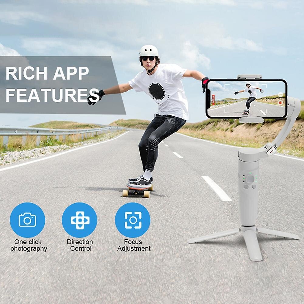 Puhelin Gimbal 3-Axis Smartphones Handheld Stabilizer Puhelinpidike Video Record Vlog Stabilizer iPhonelle Huawei Samsung hinta ja tiedot | Puhelintelineet | hobbyhall.fi