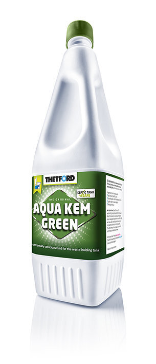 Keräyssäiliön WC neste Thetford Aqua Kem Green, 1,5 l hinta ja tiedot | Kuivakäymälät | hobbyhall.fi