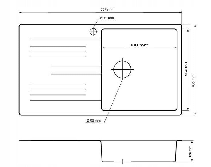 Pesuallas keittiön sekoitushana Granitan setti hinta ja tiedot | Keittiöaltaat | hobbyhall.fi