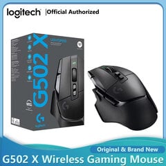 Logitech G502 X LIGHTSPEED Langaton pelihiiri 25600 DPI Hero optinen anturi Bluetooth-hiiret 13 näppäimiä USB-C Windows macOS:lle hinta ja tiedot | Hiiret | hobbyhall.fi