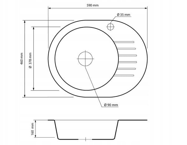 Pesuallas keittiön sekoitushana Granitan setti hinta ja tiedot | Keittiöaltaat | hobbyhall.fi