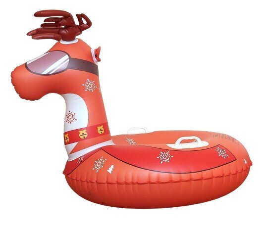 Puhallettavat kelkat Funit Deer, ruskeat, 101x82x77 cm hinta ja tiedot | Pulkat, liukurit ja kelkat | hobbyhall.fi