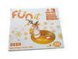 Puhallettavat kelkat Funit Deer, ruskeat, 101x82x77 cm hinta ja tiedot | Pulkat, liukurit ja kelkat | hobbyhall.fi