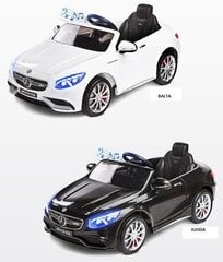 Caretero sähköauto Mercedes-Benz S63 AMG, musta hinta ja tiedot | Lasten sähköautot | hobbyhall.fi