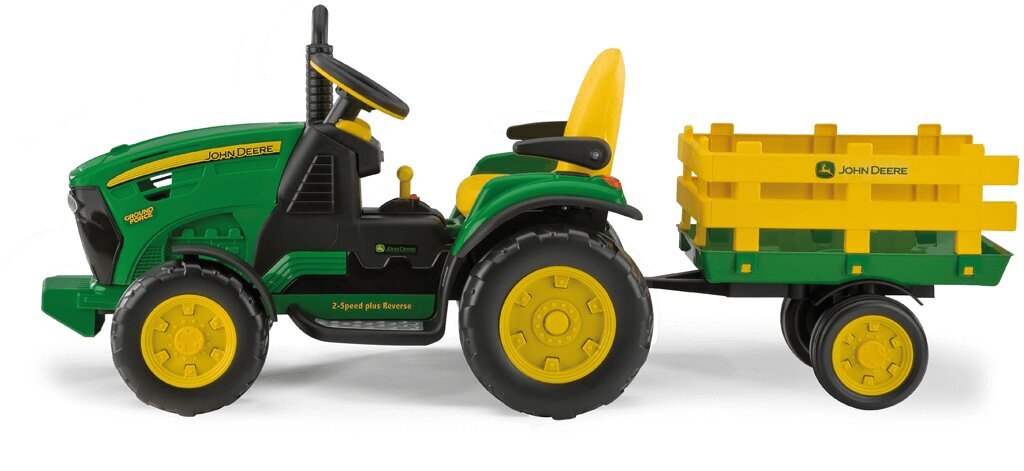 Akkukäyttöinen John Deere -kaivurikuormaaja, 12V hinta ja tiedot | Lasten sähköautot | hobbyhall.fi