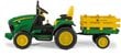 Akkukäyttöinen John Deere -kaivurikuormaaja, 12V hinta ja tiedot | Lasten sähköautot | hobbyhall.fi