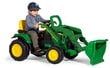 Akkukäyttöinen John Deere -kaivurikuormaaja, 12V hinta ja tiedot | Lasten sähköautot | hobbyhall.fi