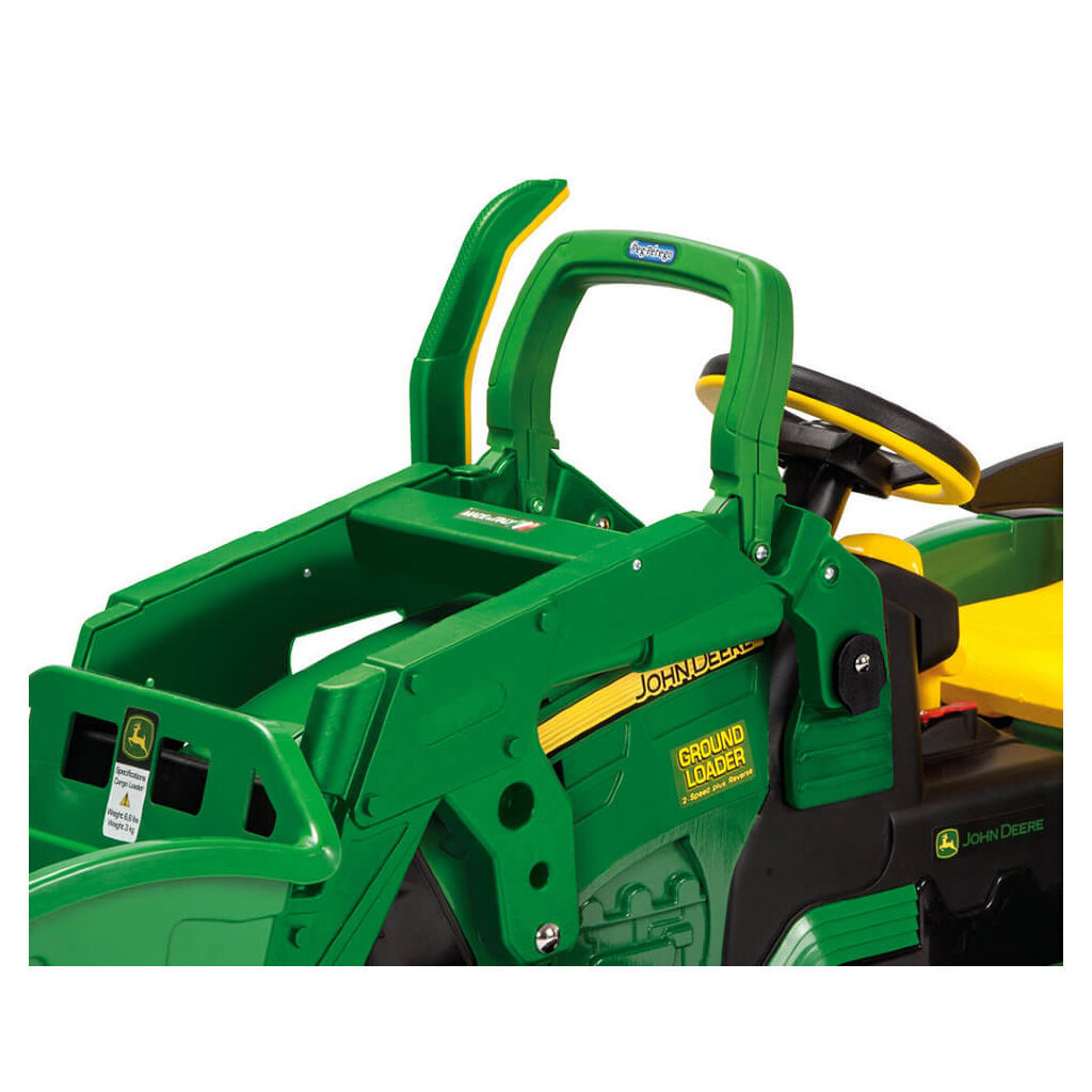 Akkukäyttöinen John Deere -kaivurikuormaaja, 12V hinta ja tiedot | Lasten sähköautot | hobbyhall.fi