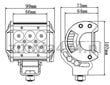 Valonheitin cree LED IP67 1800lm 12-24V hinta ja tiedot | Polttimot | hobbyhall.fi