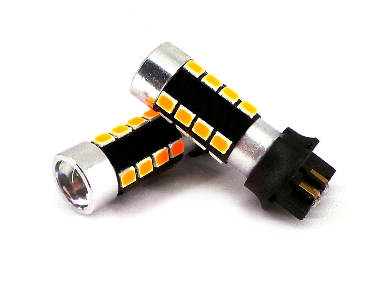 PW24W LED-lamppu PYW24W 12V-24V Canbus, oranssi 1000lm, 1 kpl. hinta ja tiedot | Polttimot | hobbyhall.fi