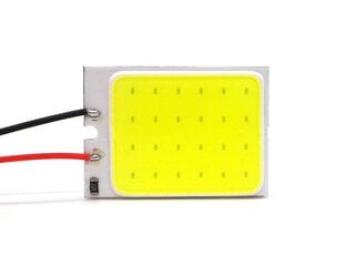 36x26 LED COB paneeli 12V W5W, C5W, BA9S, T10, SV8.5, T4W 450lm, 1 kpl. hinta ja tiedot | Polttimot | hobbyhall.fi