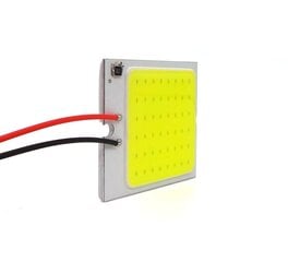 40x35 LED COB paneeli 12V W5W, C5W, BA9S, T10, SV8.5, T4W 600lm, 1 kpl. hinta ja tiedot | Polttimot | hobbyhall.fi