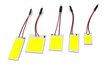 40x35 LED COB paneeli 12V W5W, C5W, BA9S, T10, SV8.5, T4W 600lm, 1 kpl. hinta ja tiedot | Polttimot | hobbyhall.fi