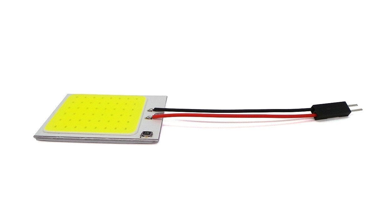 40x35 LED COB paneeli 12V W5W, C5W, BA9S, T10, SV8.5, T4W 600lm, 1 kpl. hinta ja tiedot | Polttimot | hobbyhall.fi