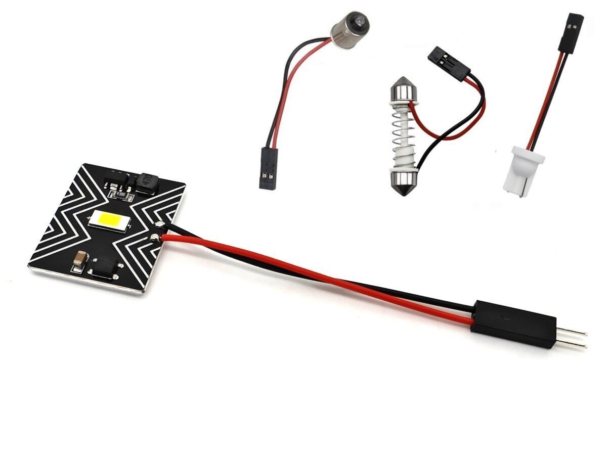 Paneeli 1 LED 12V W5W, C5W, BA9S, T10, SV8.5, T4W Canbus, 950lm, 1 kpl. hinta ja tiedot | Polttimot | hobbyhall.fi