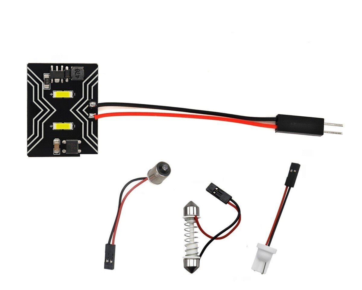 Paneeli 1 LED 12V W5W, C5W, BA9S, T10, SV8.5, T4W Canbus, 950lm, 1 kpl. hinta ja tiedot | Polttimot | hobbyhall.fi