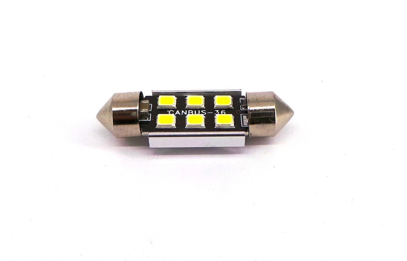 C5W LED SV8.5 12-24V Canbus, 36mm 220lm, 1 kpl. hinta ja tiedot | Polttimot | hobbyhall.fi