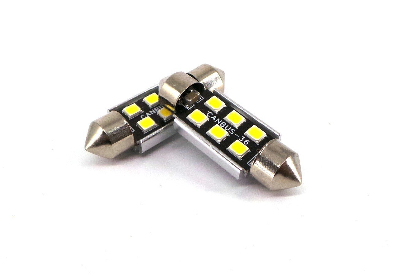 C5W LED SV8.5 12-24V Canbus, 36mm 220lm, 1 kpl. hinta ja tiedot | Polttimot | hobbyhall.fi