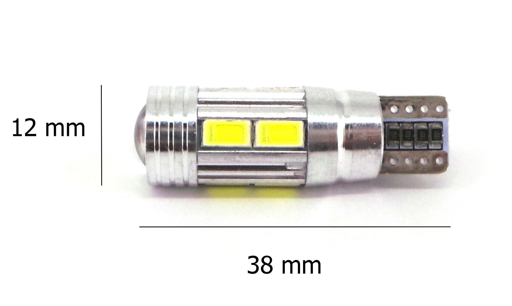 W5W LED T10 12V canbus 400lm, 1 kpl. hinta ja tiedot | Polttimot | hobbyhall.fi