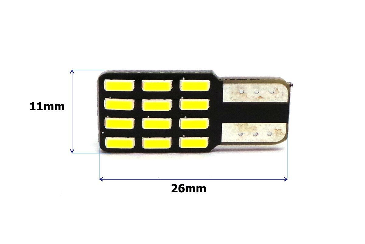 W5W LED T10 12V canbus 280lm, 1 kpl. hinta ja tiedot | Polttimot | hobbyhall.fi