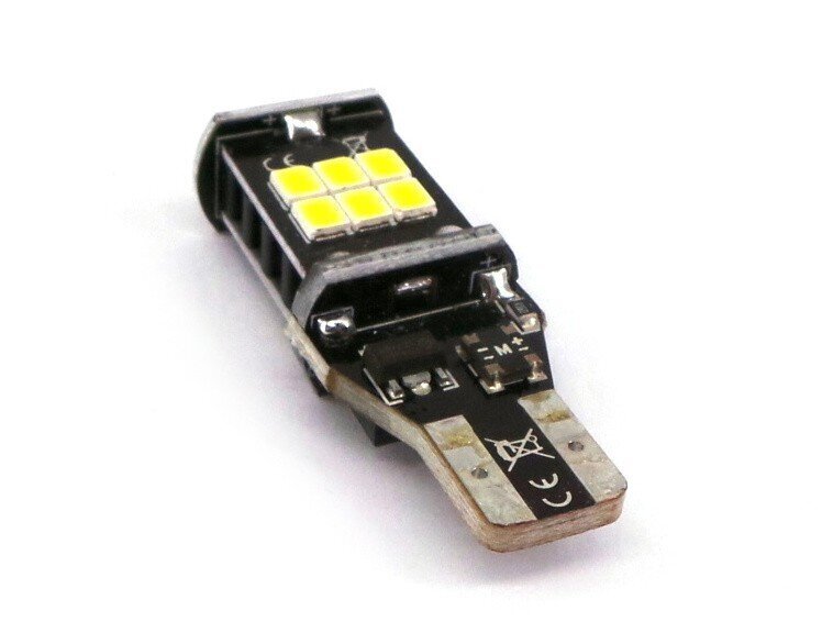 W16W LED T15 12V-18V 980lm canbus, polttimo, 1 kpl. hinta ja tiedot | Polttimot | hobbyhall.fi