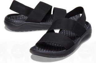 Crocs™ naisten vapaa-ajan kengät Literide Stretch Sandal Womens, musta hinta ja tiedot | Crocs™ Muoti | hobbyhall.fi