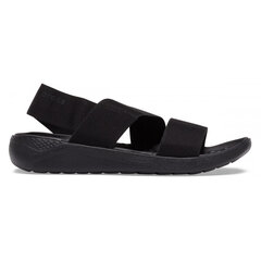 Crocs™ naisten vapaa-ajan kengät Literide Stretch Sandal Womens, musta hinta ja tiedot | Naisten avokkaat ja sandaalit | hobbyhall.fi