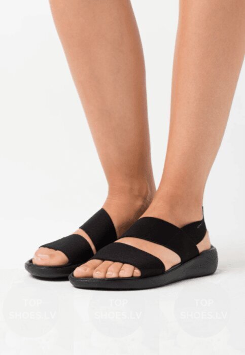 Crocs™ naisten vapaa-ajan kengät Literide Stretch Sandal Womens, musta hinta ja tiedot | Naisten avokkaat ja sandaalit | hobbyhall.fi