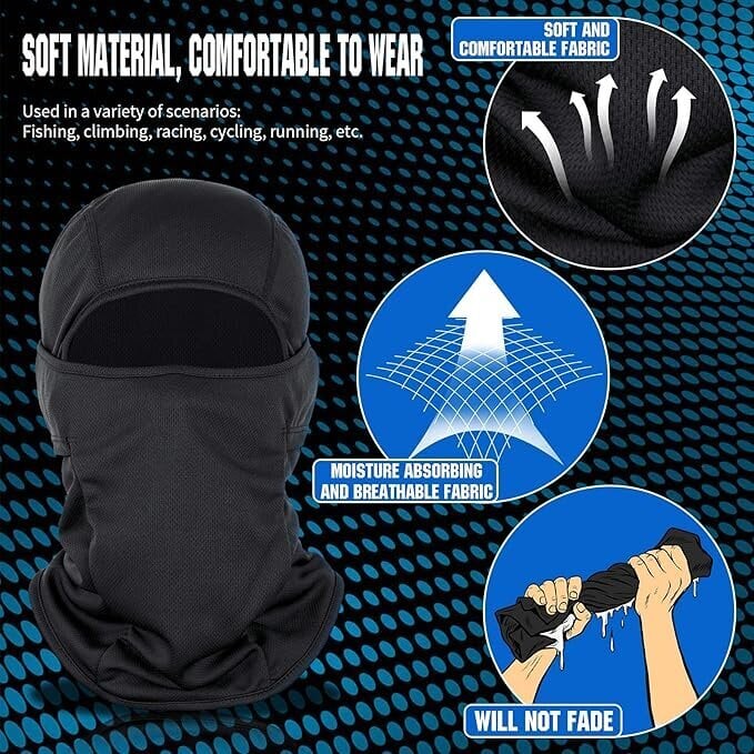 Balaclava IronSeals, musta hinta ja tiedot | Miesten hatut, huivit ja käsineet | hobbyhall.fi