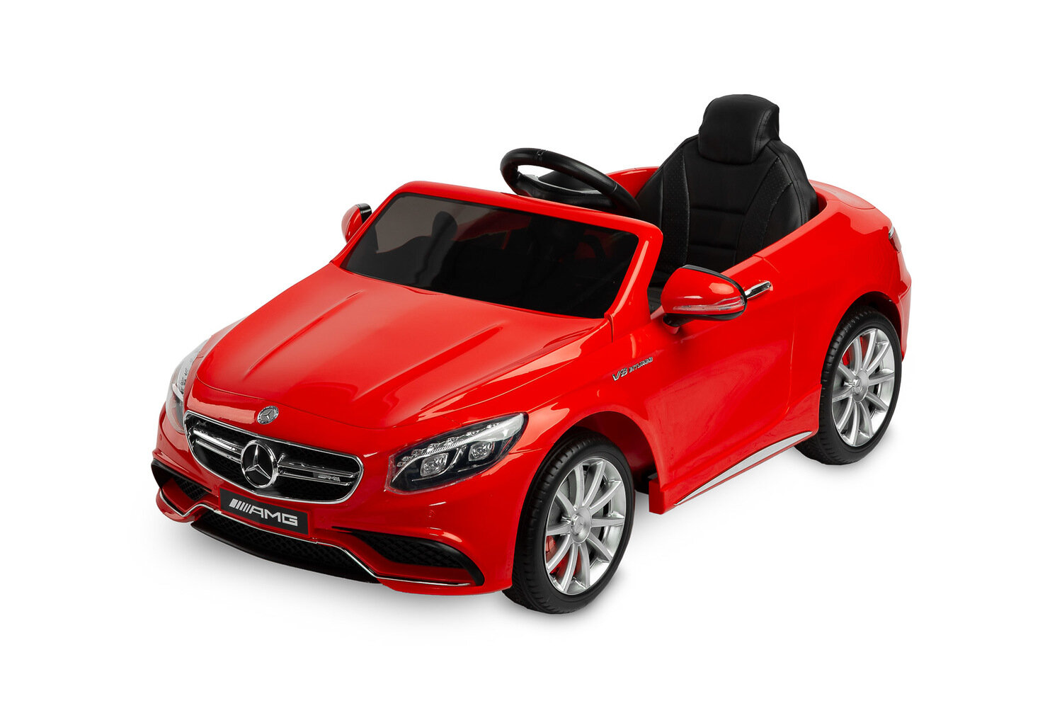 Caretero sähköauto Mercedes-Benz S63 AMG, punainen hinta ja tiedot | Lasten sähköautot | hobbyhall.fi