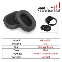 Earpads Pioneer SE-MS7BT -kuulokkeisiin, korvapehmusmateriaalin vaihtotarvikkeet hinta ja tiedot | Kuulokkeiden tarvikkeet | hobbyhall.fi