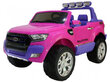 Lasten sähkömaasturi 4 x 4 Ford Ranger, vaaleanpunainen hinta ja tiedot | Lasten sähköautot | hobbyhall.fi