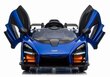 McLaren Senna lasten sähköavoauto, sininen hinta ja tiedot | Lasten sähköautot | hobbyhall.fi