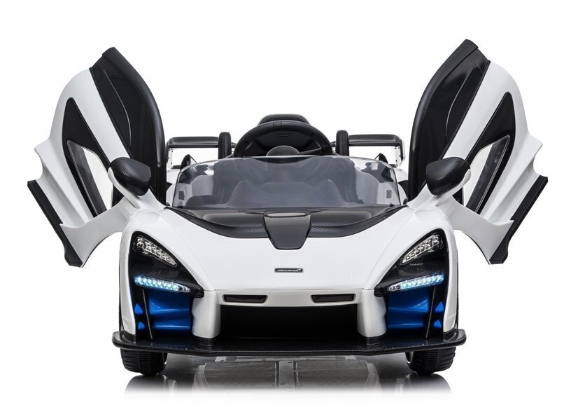 McLaren Senna lasten sähköavoauto, valkoinen hinta ja tiedot | Lasten sähköautot | hobbyhall.fi