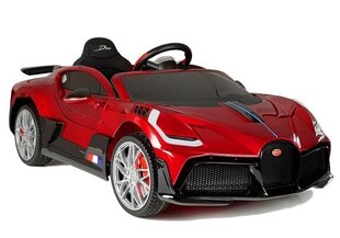 Bugatti Divo -sähköauto, lasten, punainen hinta ja tiedot | Lasten sähköautot | hobbyhall.fi