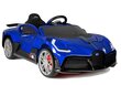 Bugatti Divo -sähköauto, lasten, sininen hinta ja tiedot | Lasten sähköautot | hobbyhall.fi