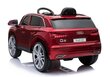 Audi Q5 -sähköauto, lasten, punainen hinta ja tiedot | Lasten sähköautot | hobbyhall.fi