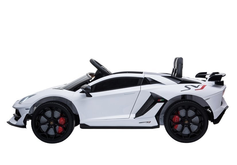 Lamborghini Aventador -sähköauto, lasten, valkoinen hinta ja tiedot | Lasten sähköautot | hobbyhall.fi