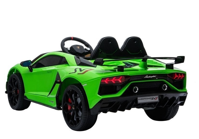 Lamborghini Aventador -sähköauto, lasten, vihreä hinta ja tiedot | Lasten sähköautot | hobbyhall.fi